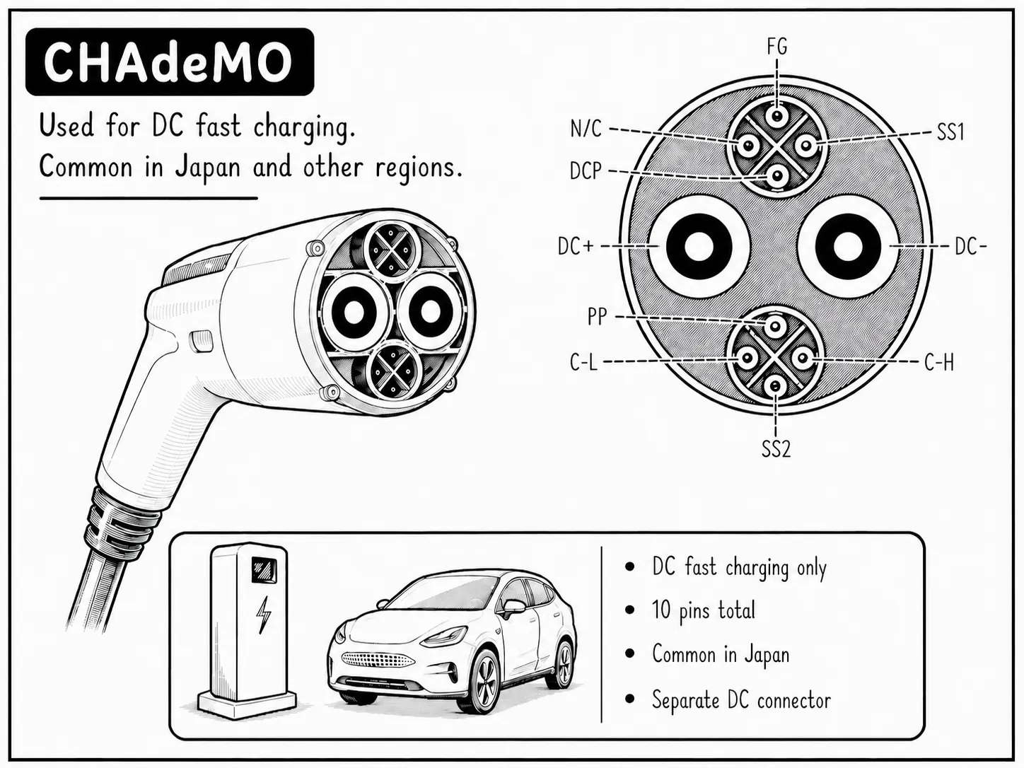 CHAdeMO Connector